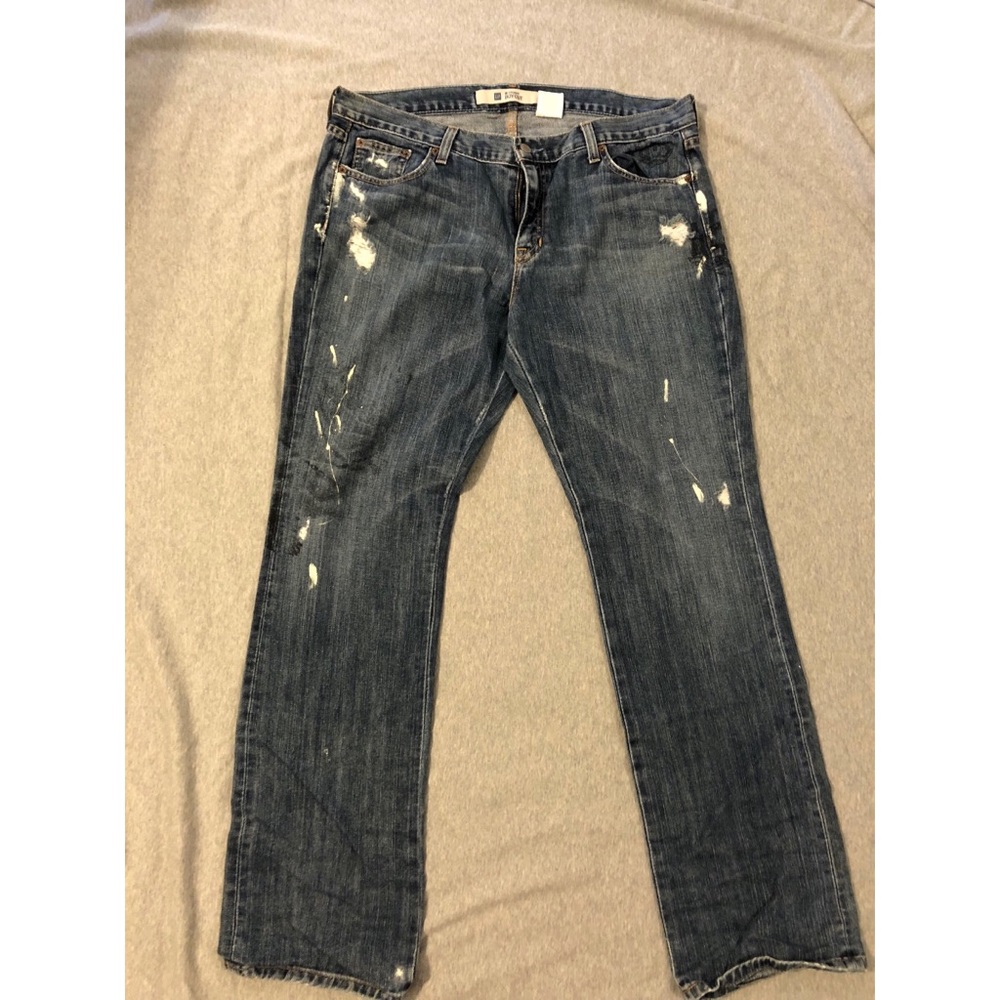 Gap Distressed Boycut Jeans